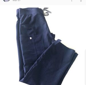 Navy FIGS Scrub pants Medium Tall